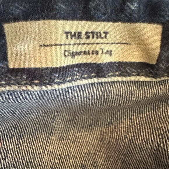 AG ADRIANO GOLDSCHMIED Women Digital Luxe Stilt Cigarette Leg Jeans Blue Size 26 - Picture 6 of 14